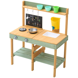 Wooden Mud Kitchen | Outdoor Play Kitchen for Kids