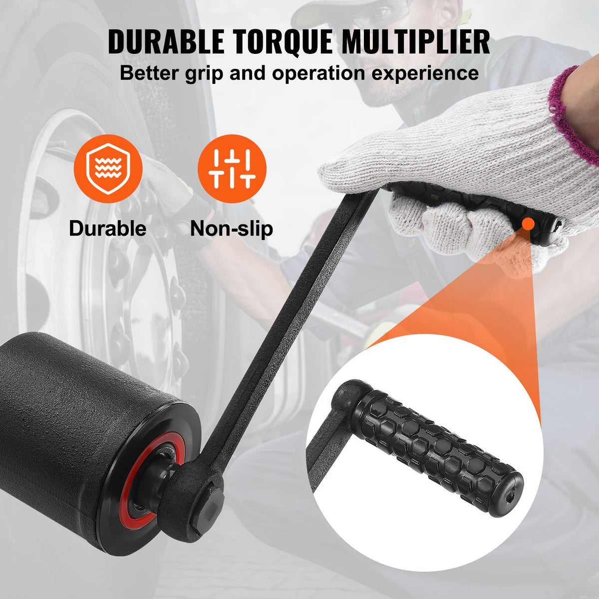 Torque Multiplier Wrench Set 1" Drive | 1:64 Ratio 6800Nm | Includes 4 Sockets & Case