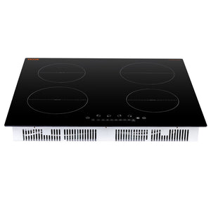 Induction Cooktop | 6000W 4-Burner Electric Countertop Stove with Touch Control