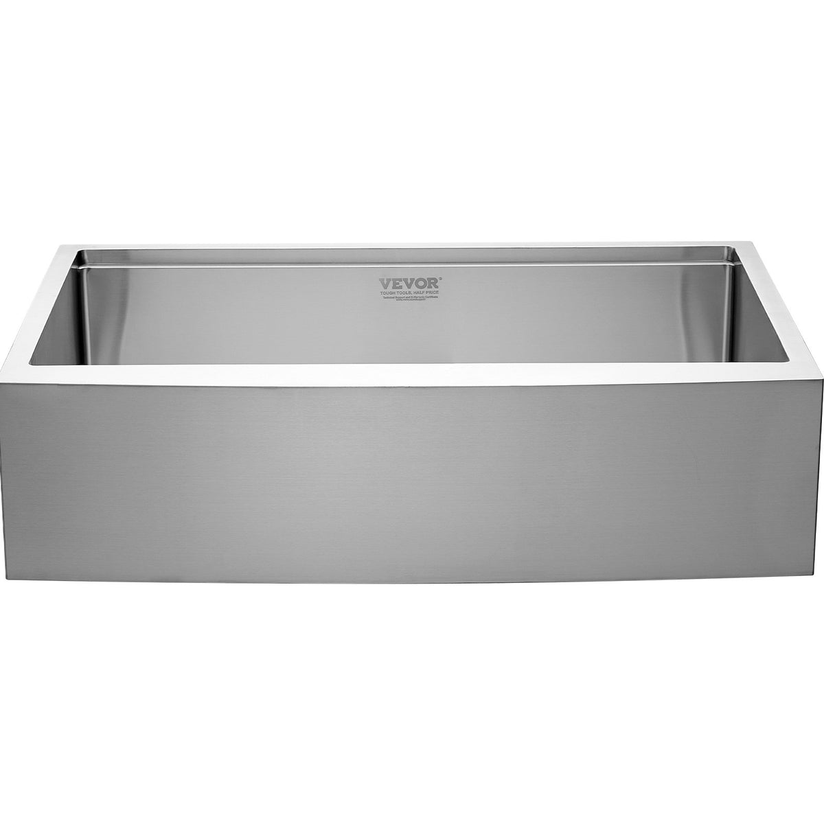 Farmhouse Kitchen Sink | 36" 304 Stainless Steel Drop-In with Ledge & Accessories | Top Mount Single Bowl Basin