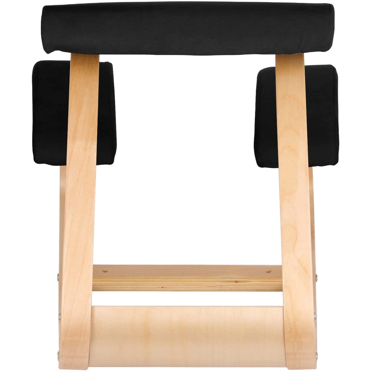 Kneeling Ergonomic Chair | Wooden Frame with Memory Cushion | Black