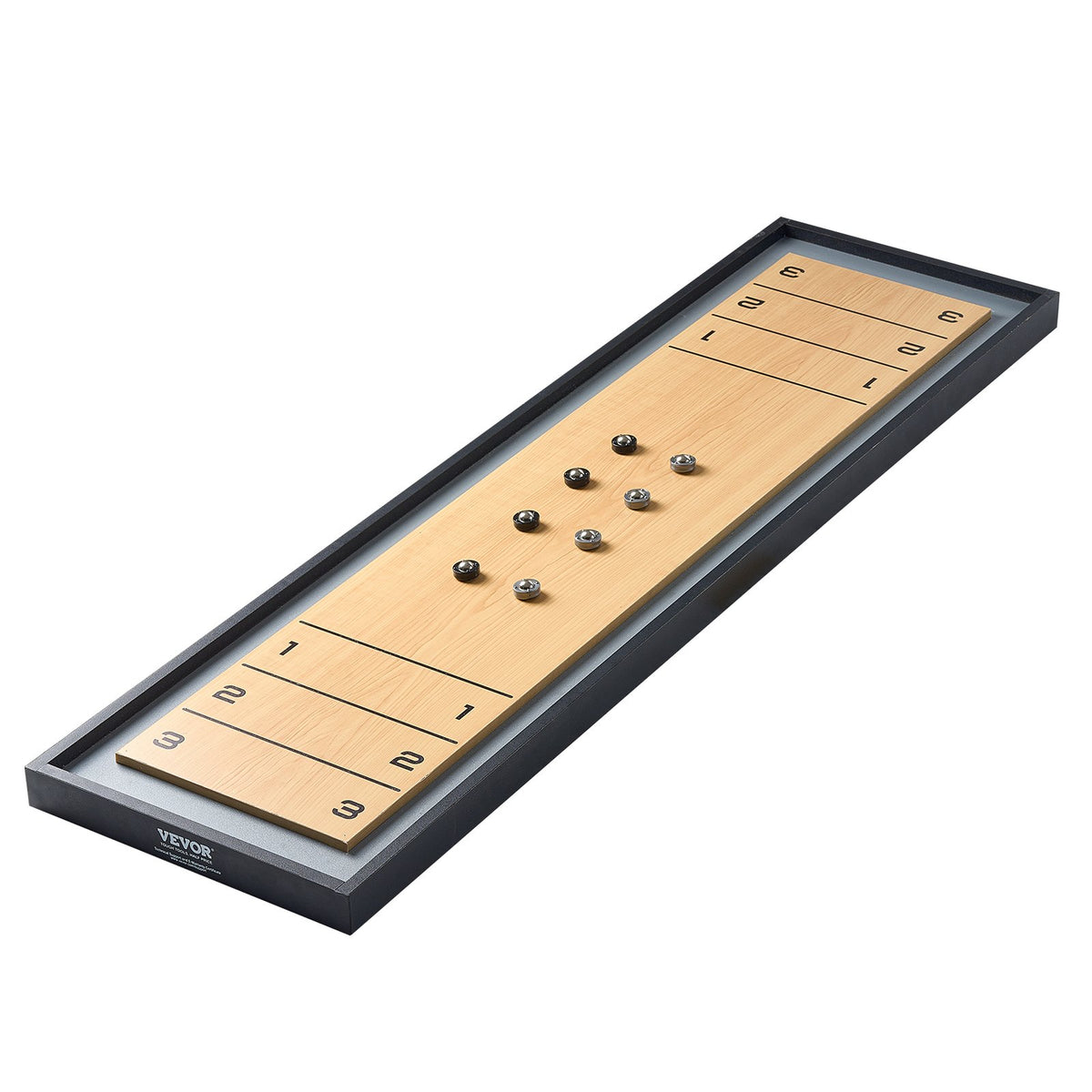 Shuffleboard & Curling 2-in-1 Board Game | 114cm Portable Tabletop Set