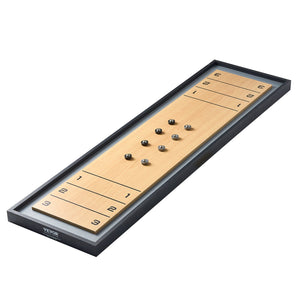 Shuffleboard & Curling 2-in-1 Board Game | 114cm Portable Tabletop Set