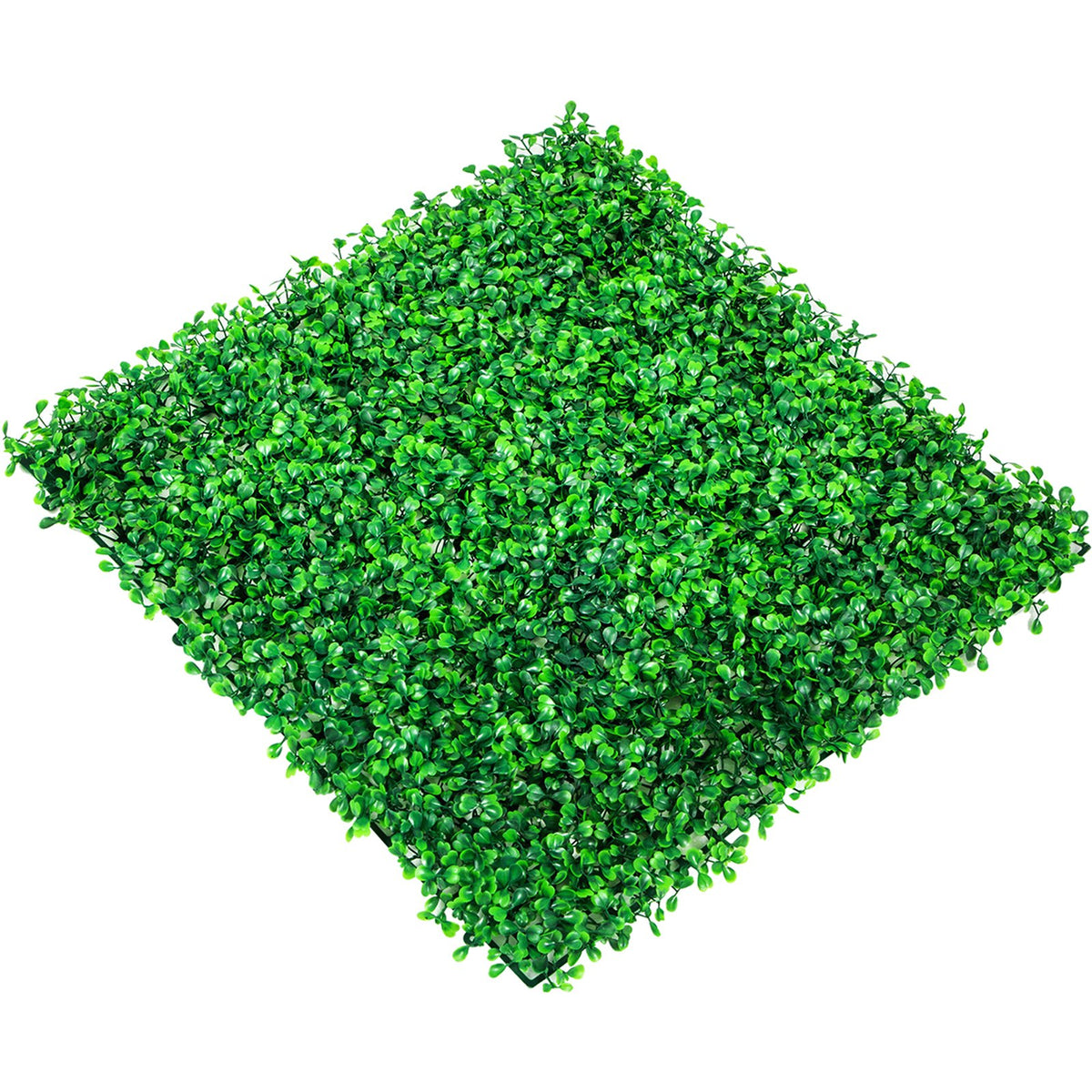 Artificial Boxwood Panels | 12-Pack 10x10" UV-Protected Hedge Mats | Indoor/Outdoor Privacy Fence Backdrop