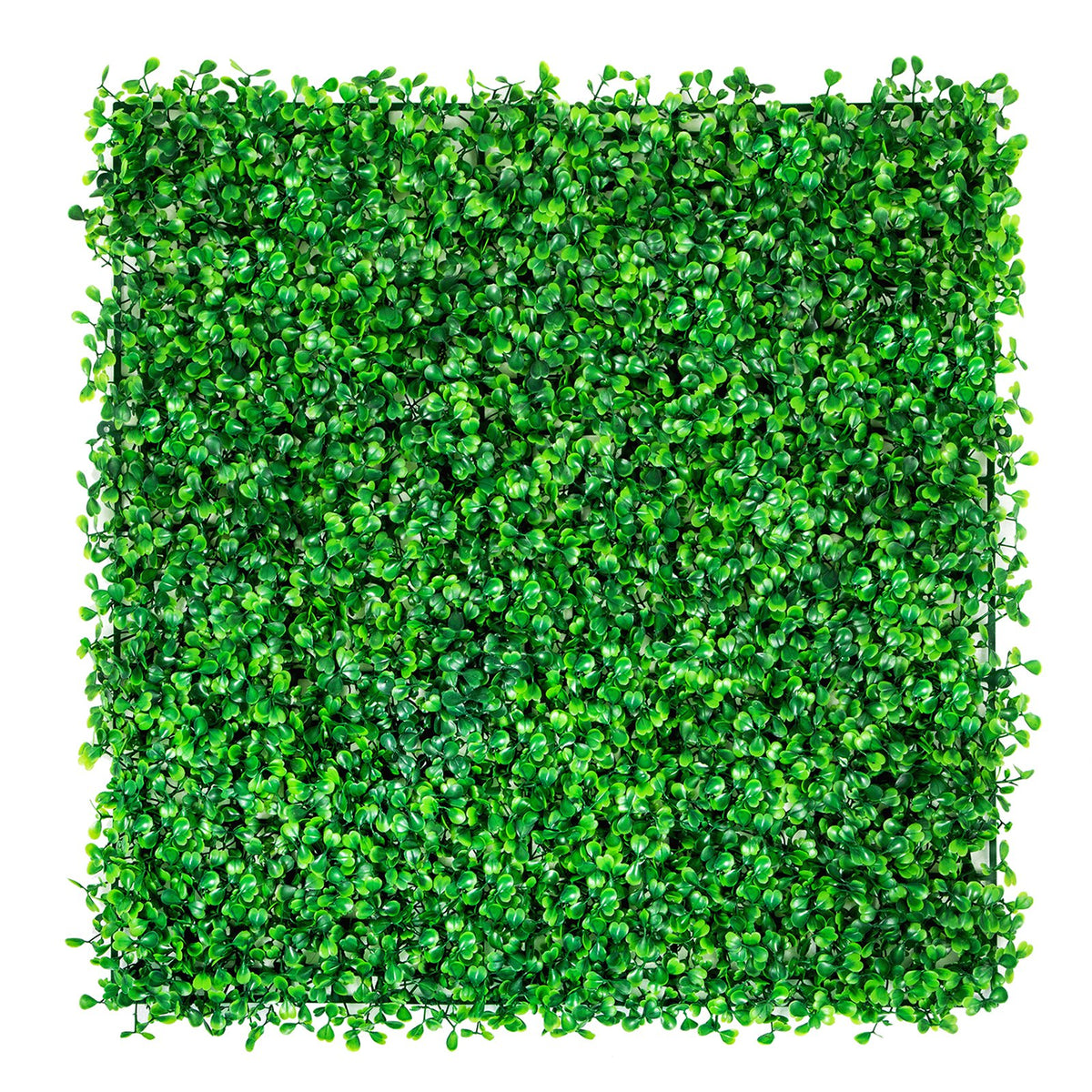 Artificial Boxwood Panels | 12-Pack 10x10" UV-Protected Hedge Mats | Indoor/Outdoor Privacy Fence Backdrop