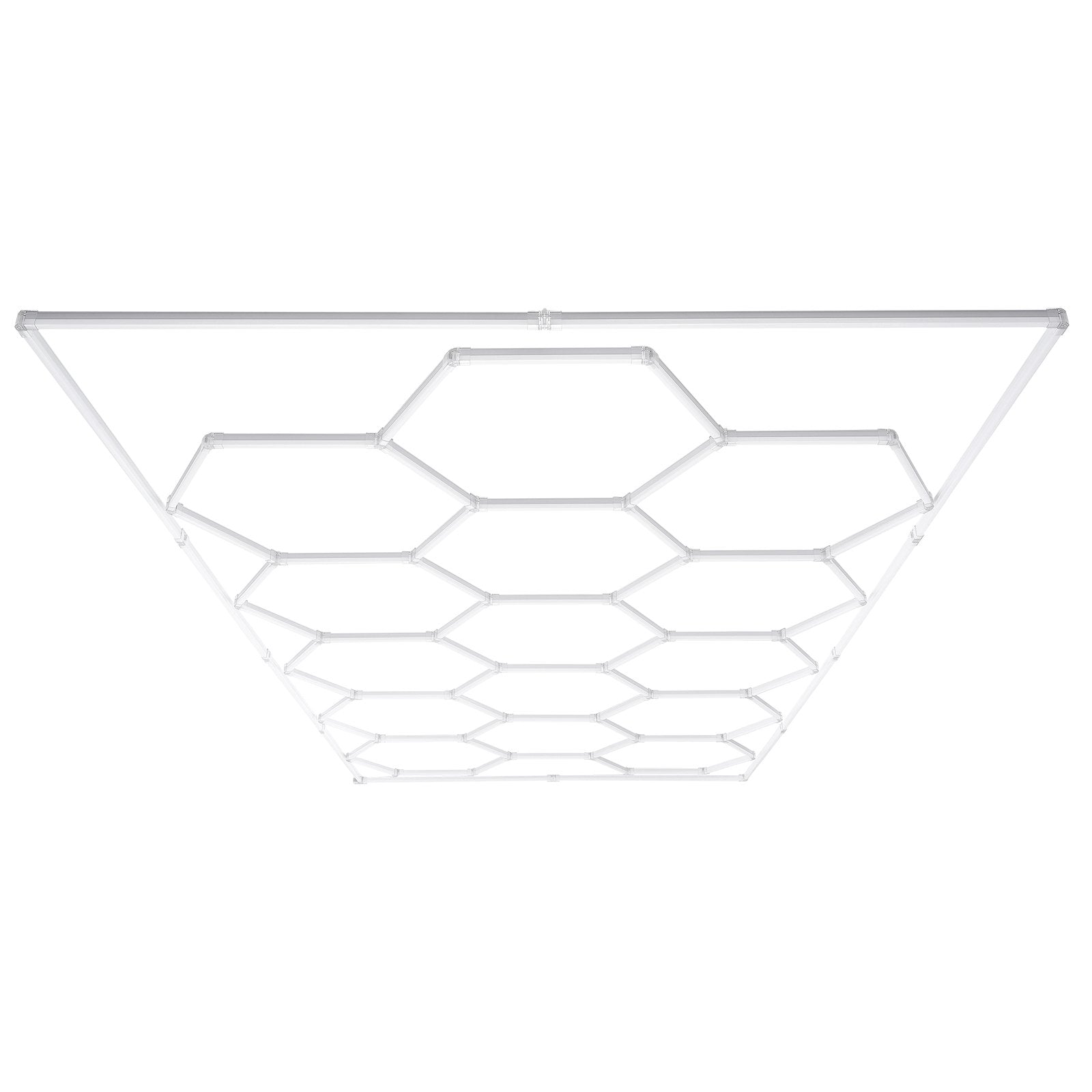 Hexagon Garage Lights | 66,300LM 15-Grid Honeycomb LED Shop Ceiling Fixture