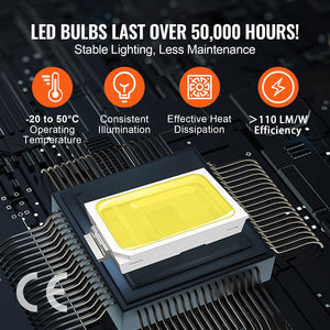 Hexagon Garage Lights | 66,300LM 15-Grid Honeycomb LED Shop Ceiling Fixture