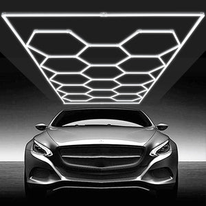 Hexagon Garage Lights | 86,400LM 5-Grid Honeycomb LED Ceiling Fixture