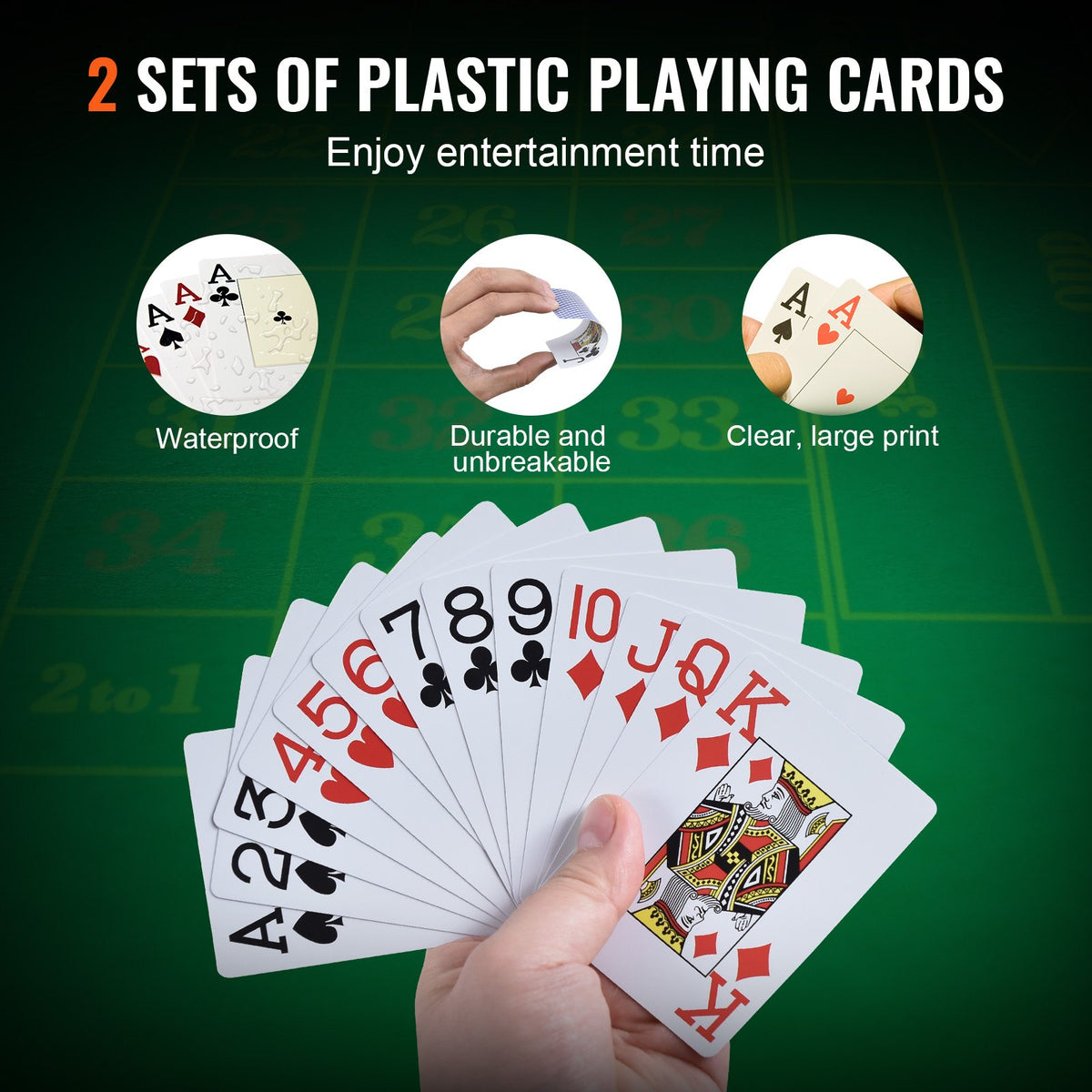 Poker Chip Set 300 Piece | 14g Clay Chips with Cards, Buttons & Dice in Carry Case