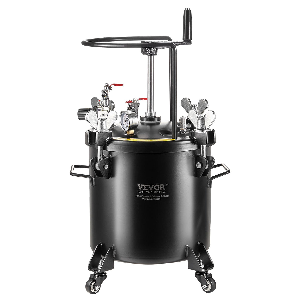 Spray Paint Pressure Pot Tank | 20L with Casters | Leak Repair & Sealant