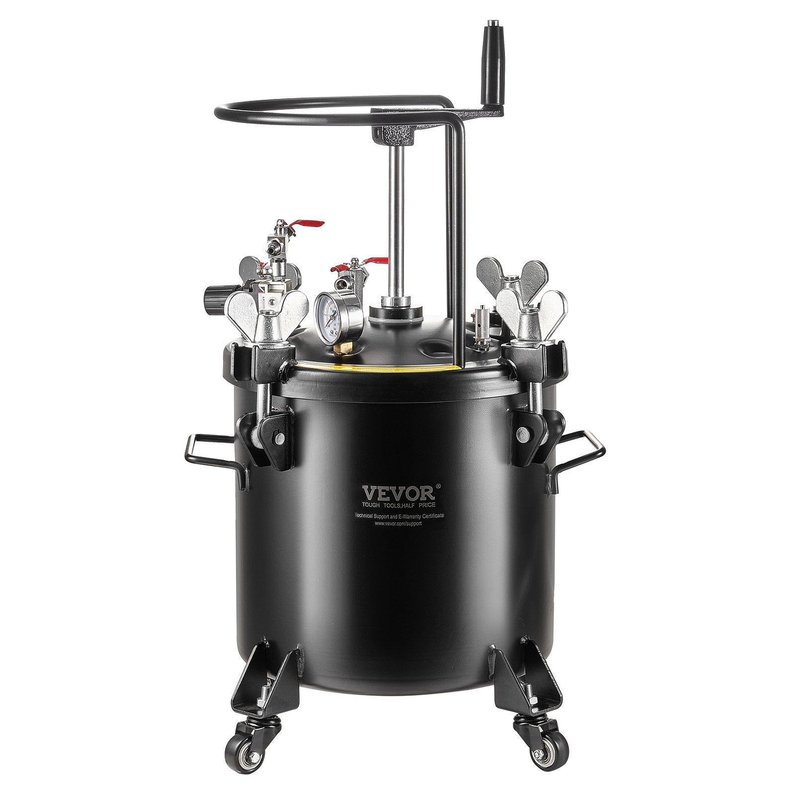 Spray Paint Pressure Pot Tank | 20L with Casters | Leak Repair & Sealant