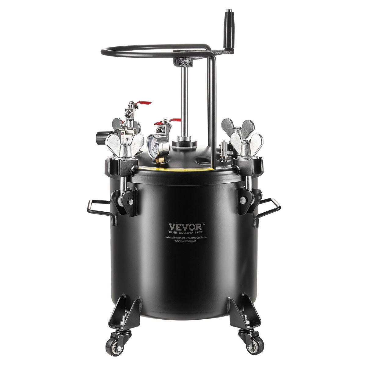 Spray Paint Pressure Pot Tank | 20L with Casters | Leak Repair & Sealant