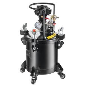 Spray Paint Pressure Pot | 10L/2.5gal Tank | Automatic Stirring 70 PSI for Industrial Painting
