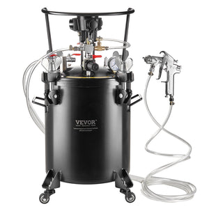 Paint Pressure Pot | 30L/7.5gal Tank with Automatic Stirring | 70 PSI