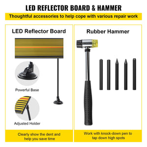 Paintless Dent Repair Kit | 98-Piece Hail Damage Removal Tool Set