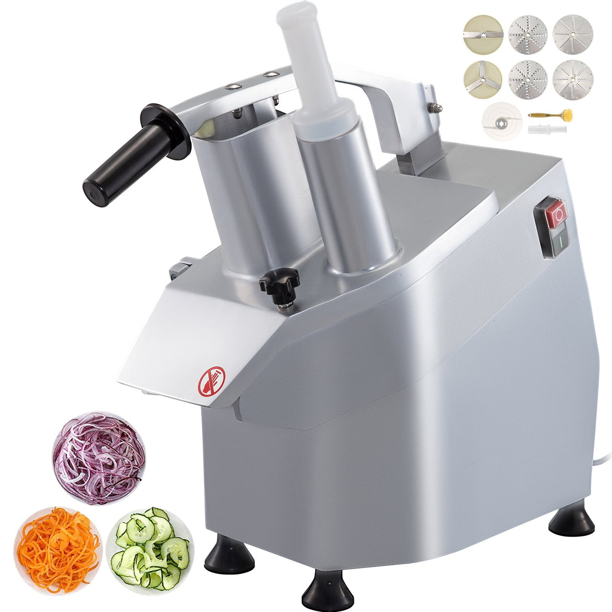 Vegetable Cutter | Commercial Processor with 6 Cutting Disks