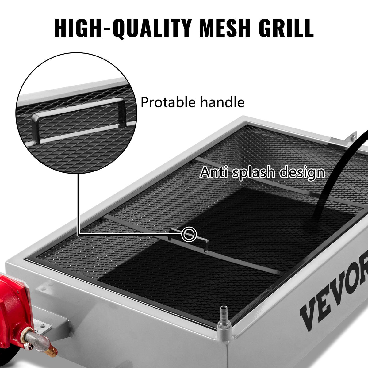 Oil Drain Pan | 57L Low-Profile Truck Pan with Pump & Casters