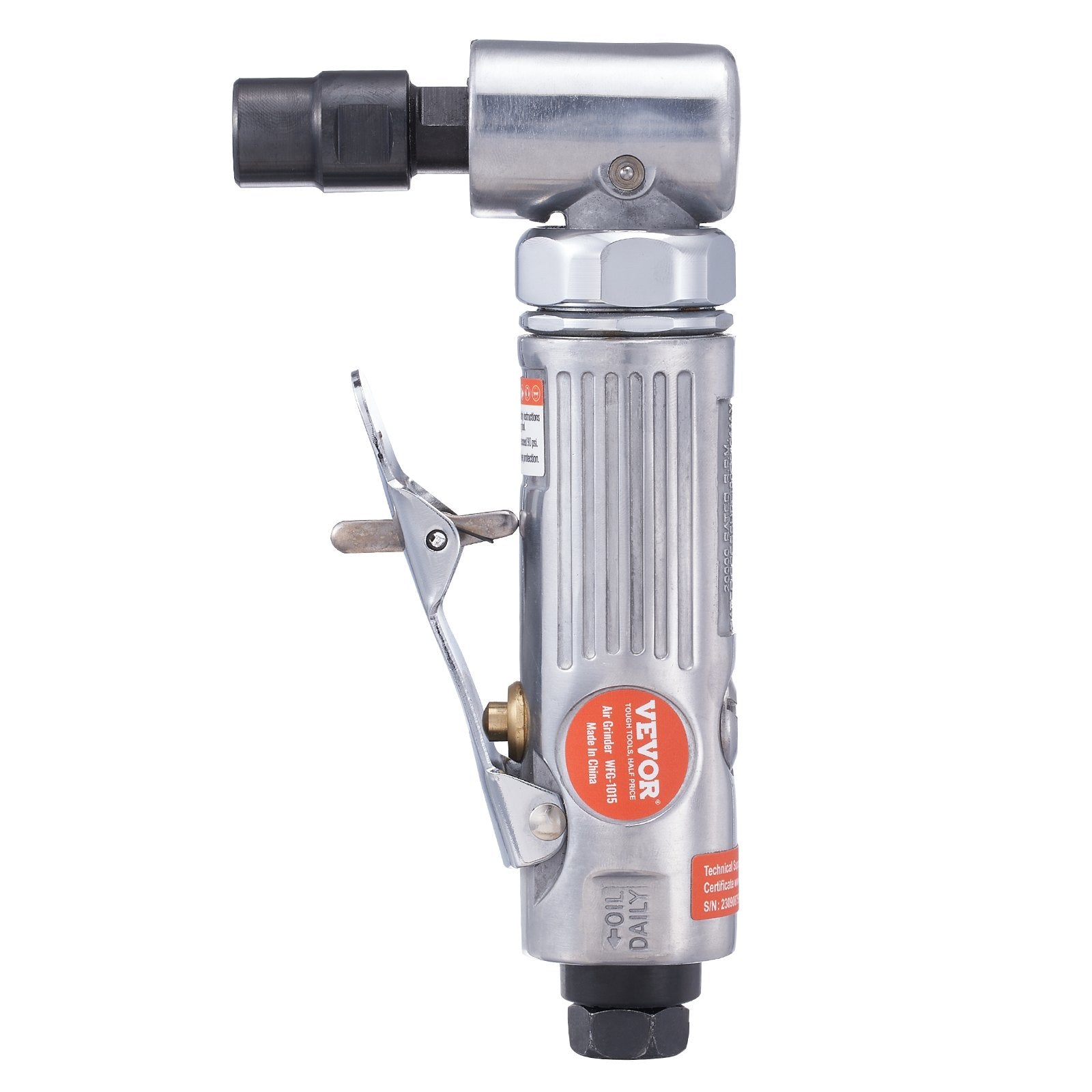 Air Angle Die Grinder 1/4" | Right Angle 90° Pneumatic Grinder | 20000RPM | Includes 24 Grinding & Polishing Discs