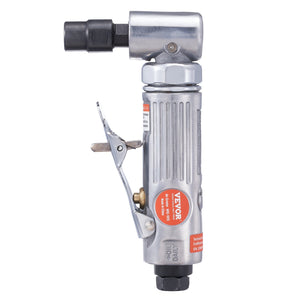 Air Angle Die Grinder 1/4" | Right Angle 90° Pneumatic Grinder | 20000RPM | Includes 24 Grinding & Polishing Discs