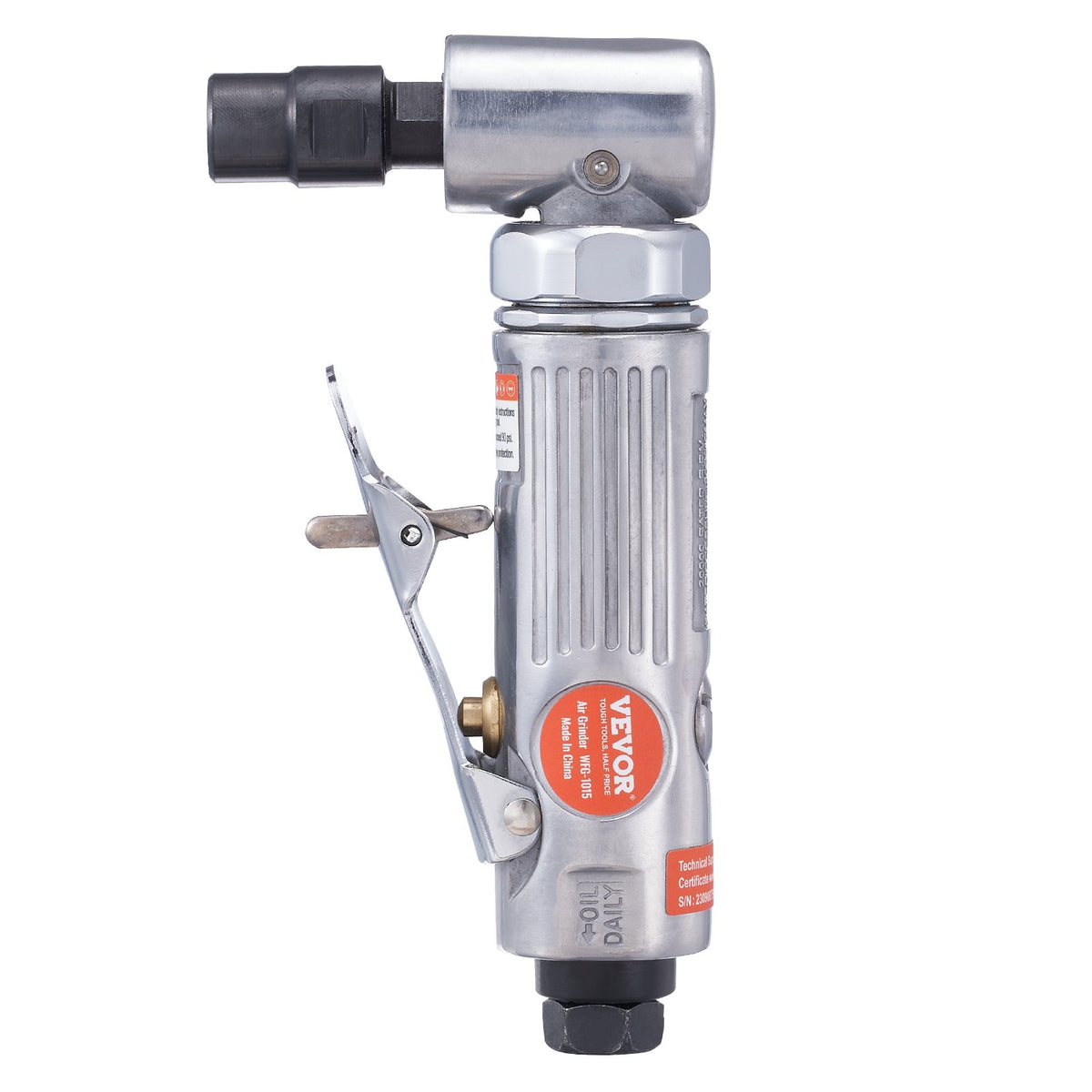 Air Angle Die Grinder 1/4" | Right Angle 90° Pneumatic Grinder | 20000RPM | Includes 24 Grinding & Polishing Discs