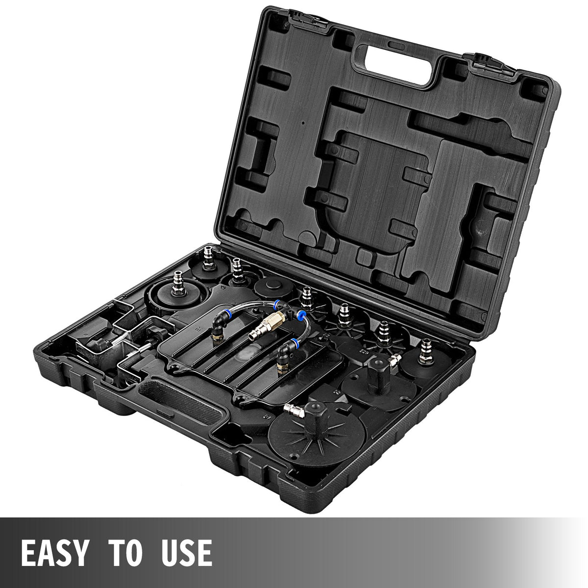 Pneumatic Brake Bleeder Kit | Air Pressure Clutch & Brake Fluid Bleeding Tool | Portable Garage & Workshop Service