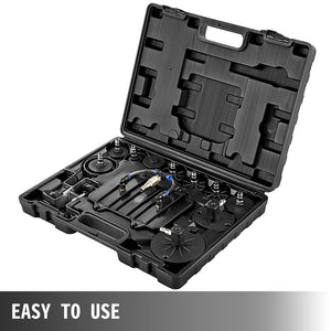 Pneumatic Brake Bleeder Kit | Air Pressure Clutch & Brake Fluid Bleeding Tool | Portable Garage & Workshop Service