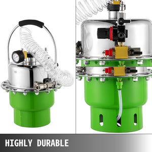 Pneumatic Brake Bleeder Kit | Air Pressure Clutch & Brake Fluid Bleeding Tool | Portable Garage & Workshop Service