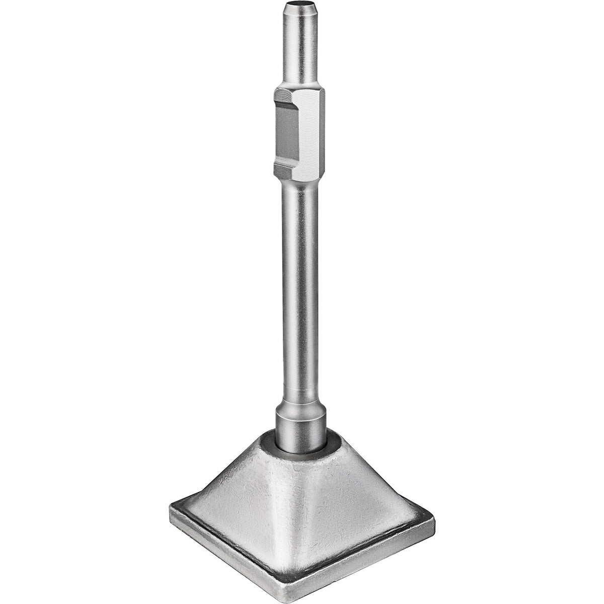 Jackhammer Dirt Tamper Shank 1-1/8" | 6x6" Compactor Plate for Electric Demolition Hammers