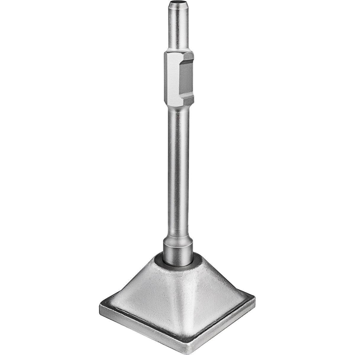 Jackhammer Dirt Tamper Shank 1-1/8" | 6x6" Compactor Plate for Electric Demolition Hammers