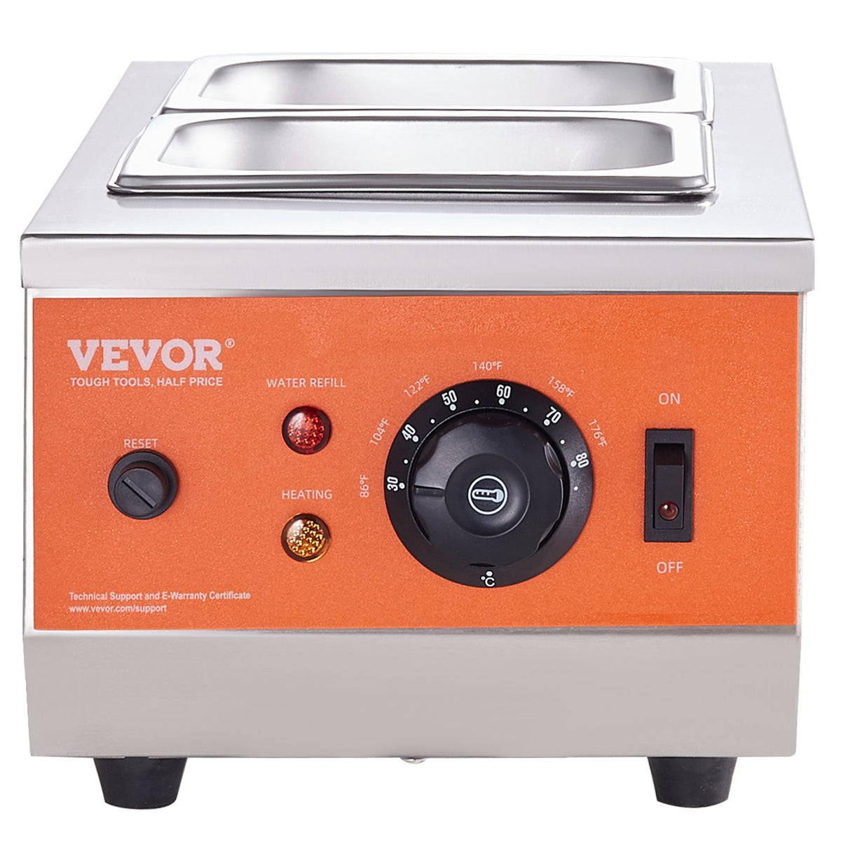 Chocolate Tempering Machine | Dual Tank 800W Stainless Steel Melter with Temperature Control