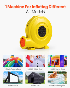 Bounce House Blower | 1.2–1.3HP 950W Commercial Inflatable Fan