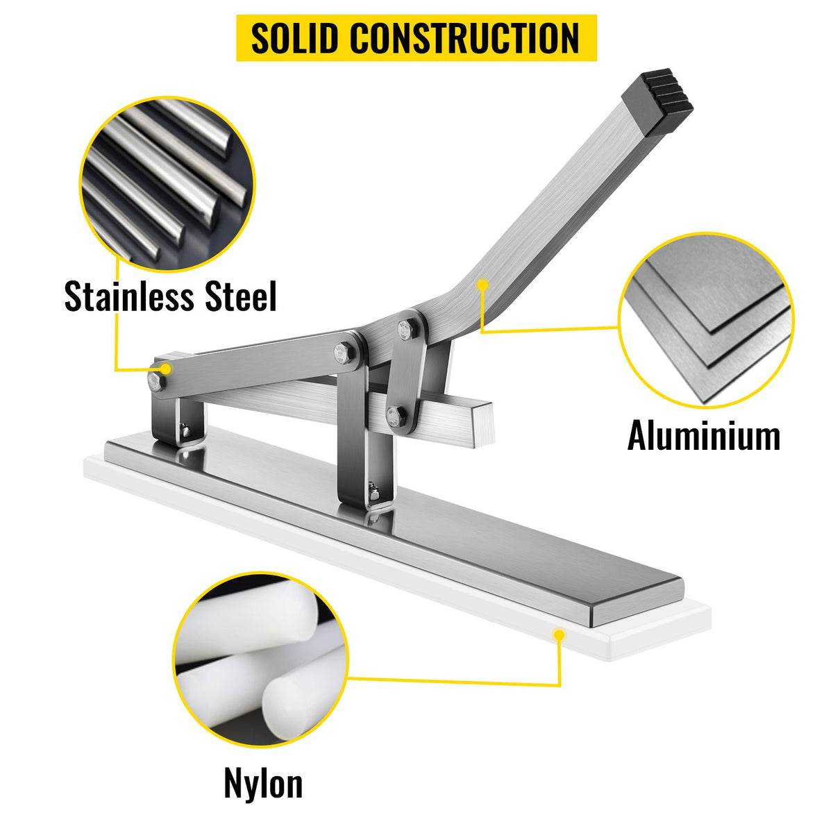 Crab Cracker Set | Aluminum & Stainless Steel Shucker with 2 Seafood Picks for Shellfish