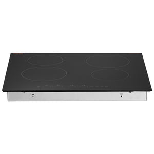 Built-In Electric Cooktop | 4-Burner Radiant Ceramic | 23.2x20.5"
