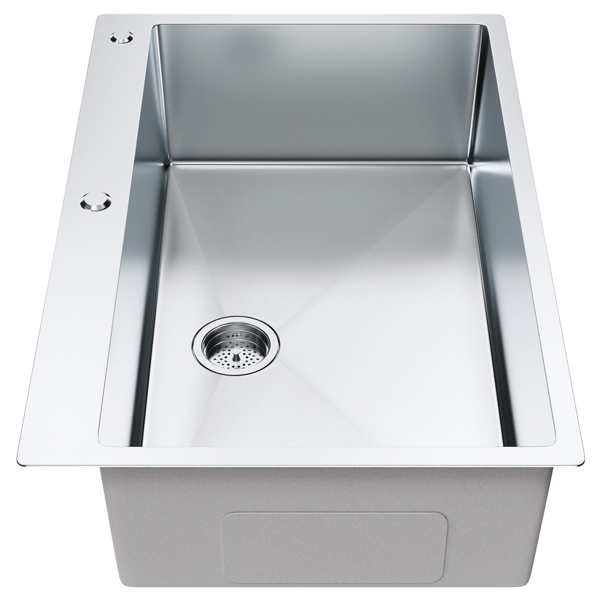 Kitchen Sink 33 Inch 3 Pack | 304 Stainless Steel Drop-In Single Bowl Sinks with Accessories | For Workstation, RV & Bar
