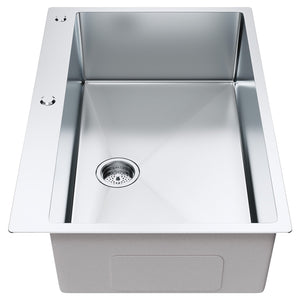 Kitchen Sink 33 Inch 3 Pack | 304 Stainless Steel Drop-In Single Bowl Sinks with Accessories | For Workstation, RV & Bar