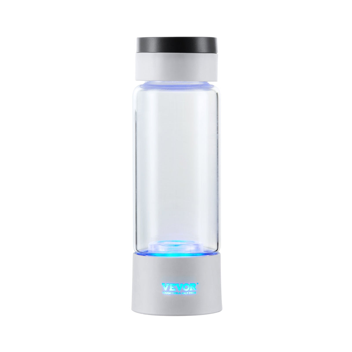 Hydrogen Water Bottle Generator 380ml | SPE Technology Hydrogen Rich Water Maker | Portable Ionizer with Nasal Inhalation Tube & Self-Cleaning