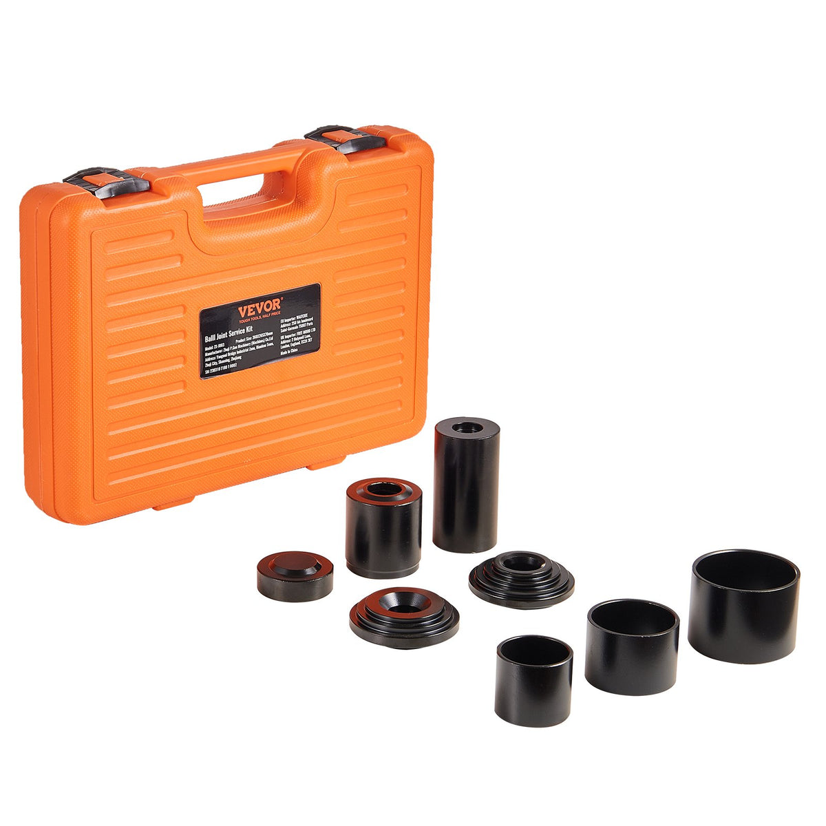 Ball Joint Press Kit | 10-Piece Heavy Duty C-Clamp Tool Set | Remove & Install Ball Joints for Most 2WD & 4WD Vehicles