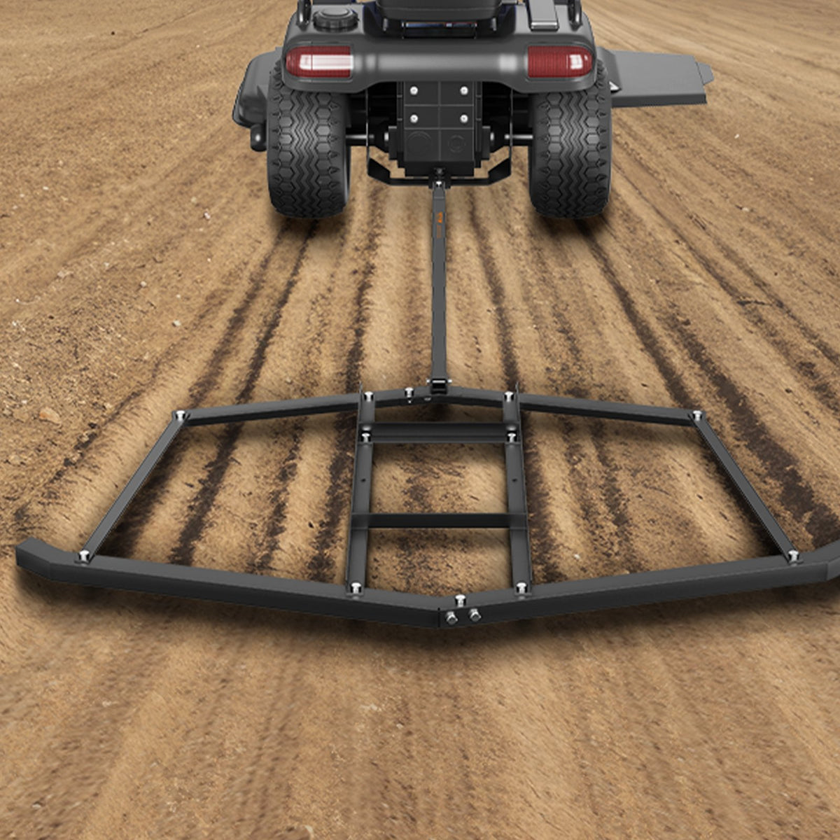 Driveway Drag Harrow 76.57" | Tow-Behind Q235 Steel Grader with Adjustable Bars | Fits ATVs, UTVs & Lawn Tractors | 50lbs Support Weight