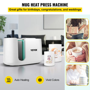 Mug Press Machine | Automatic Heat Press for 11–15oz Sublimation Mugs