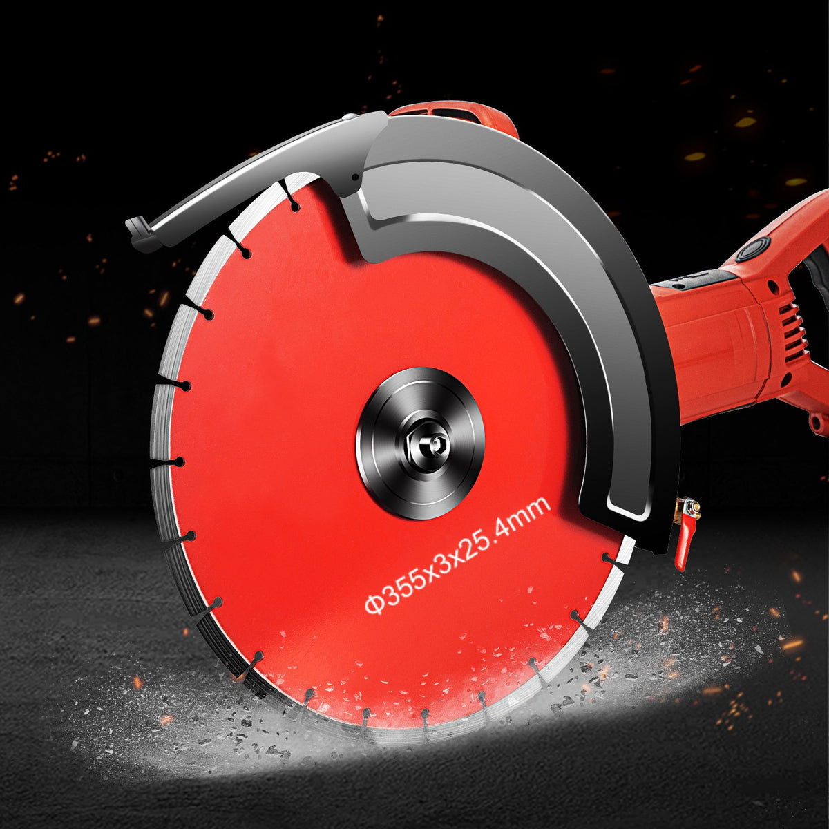 Electric Concrete Saw 14" | 1800W Masonry Cutter with Blade for Granite & Concrete