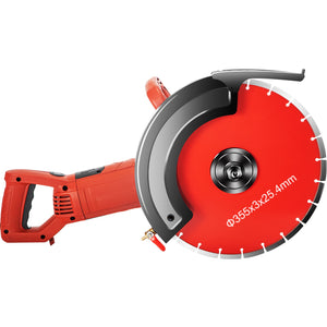Electric Concrete Saw 14" | 1800W Masonry Cutter with Blade for Granite & Concrete