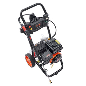 Gas Pressure Washer | 3400 PSI 2.6 GPM 210cc 5 Nozzle Gas-Powered Washer
