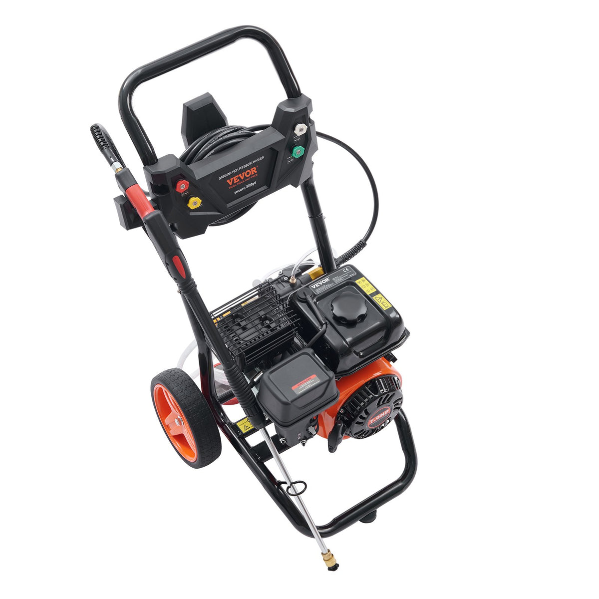 Gas Pressure Washer | 3600 PSI 2.6 GPM 210cc 5 Nozzle Gas-Powered Washer