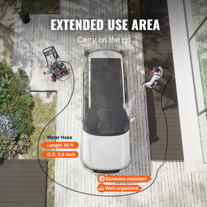 Gas Pressure Washer | 4400 PSI 4.0 GPM 390cc 5 Nozzle Heavy Duty Washer