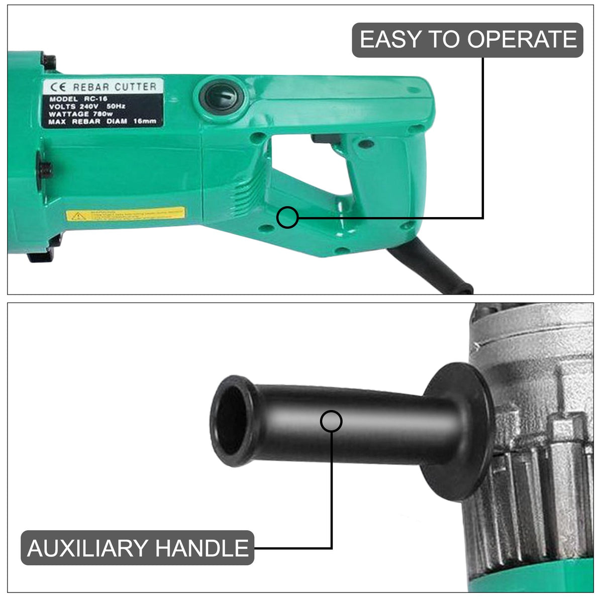 Electric Rebar Cutter | 16mm Reo Steel Cutter