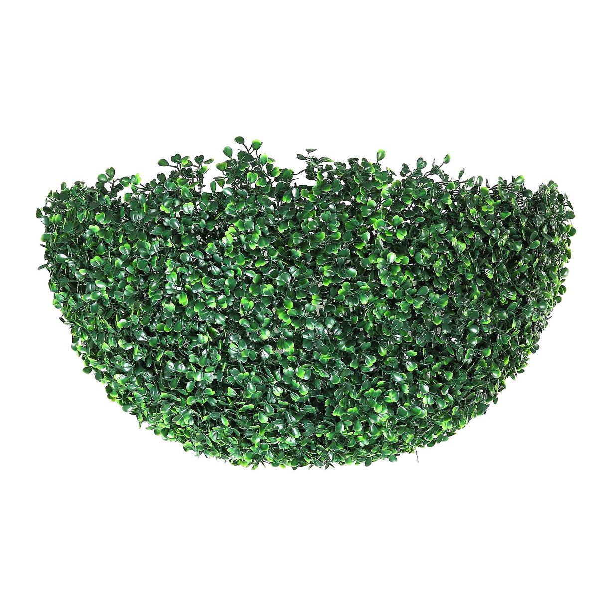 Artificial Boxwood Topiary Trees | 2-Pack Ball-Shape Faux Plants | All-Year Green Outdoor/Indoor Décor