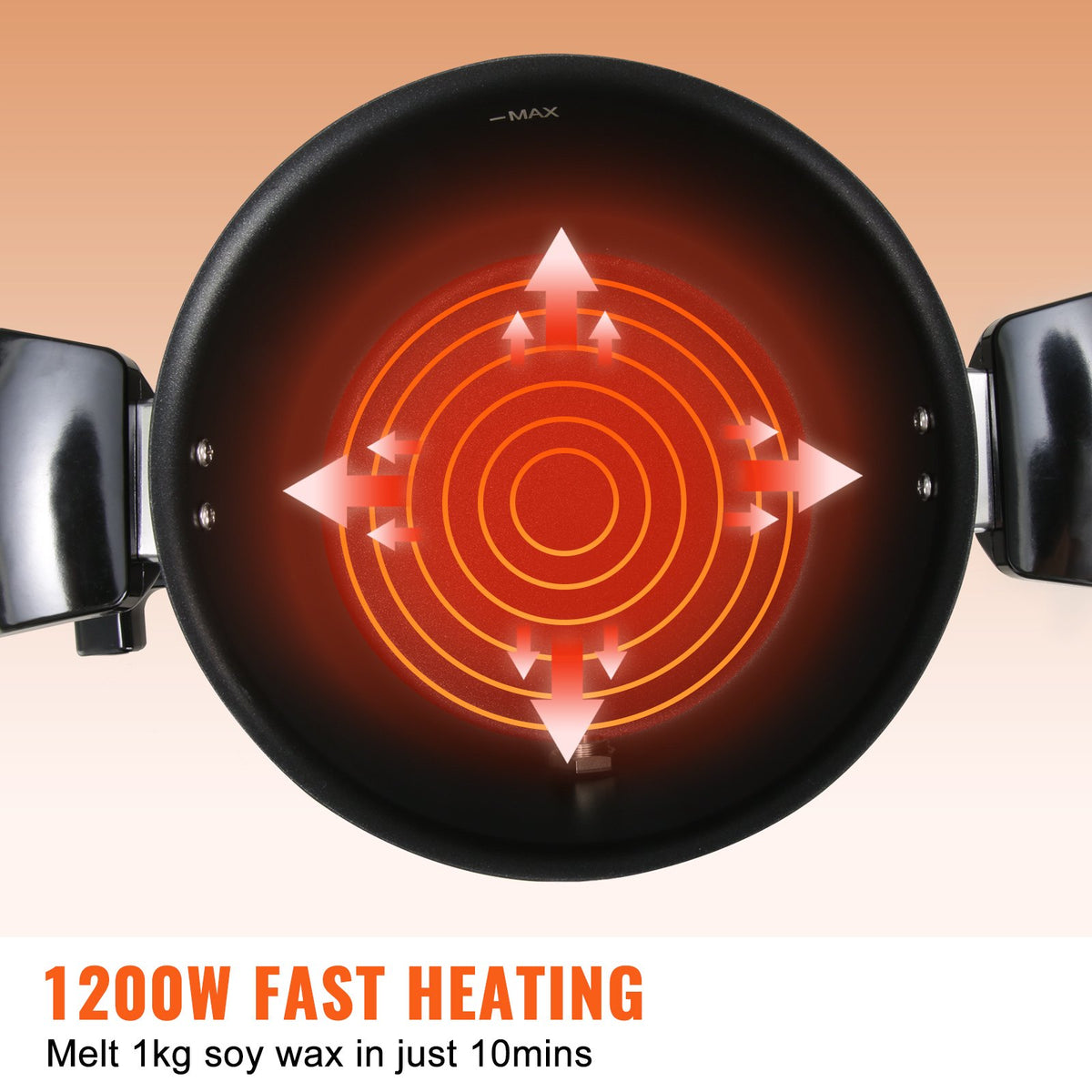 Wax Melter 5L | Electric Wax Melting Pot with Easy Pour Spout | 4-Level Temp Control | For Candle & Soap Making