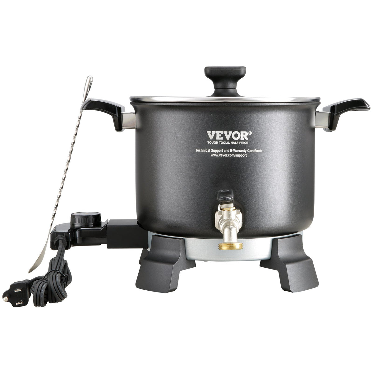 Wax Melter 5L | Electric Wax Melting Pot with Easy Pour Spout | 4-Level Temp Control | For Candle & Soap Making