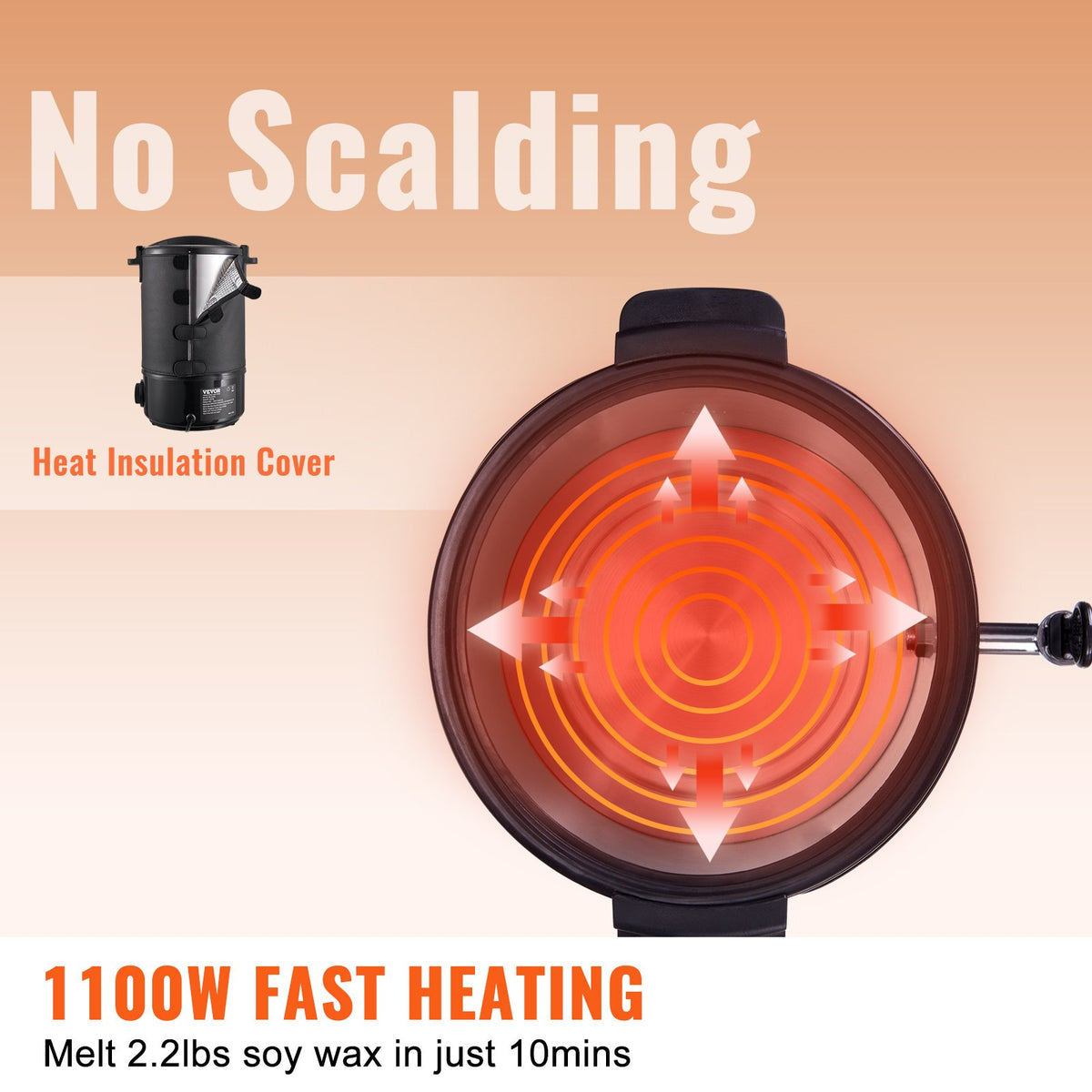 Candle Wax Melter | 6.5L Electric Pot for Commercial & Home Use