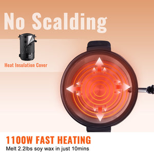 Candle Wax Melter | 6.5L Electric Pot for Commercial & Home Use